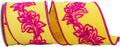 Filigree Embroidery Leaf Vine Dupioni Deluxe Wired Edge